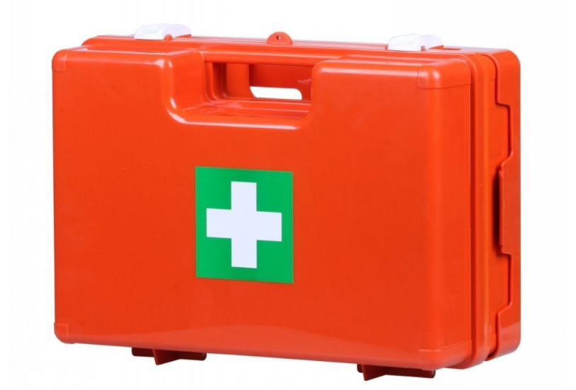 Lekárnička v kufríku, s náplňou kovo - kovospracujúci obsah 15 osôb
