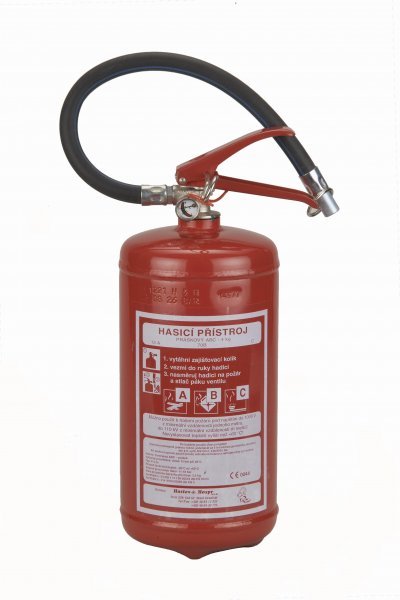 Práškový hasiaci prístroj 4 kg - P4Te