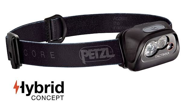 Čelová svítilna PETZL TACTIKKA CORE HYBRID