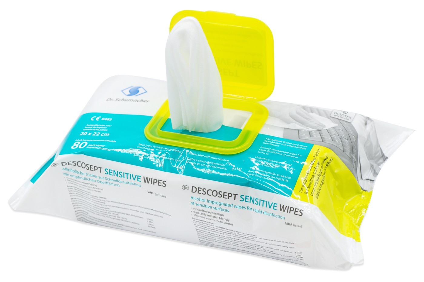 Descosept sensitive wipes - ubrúsky