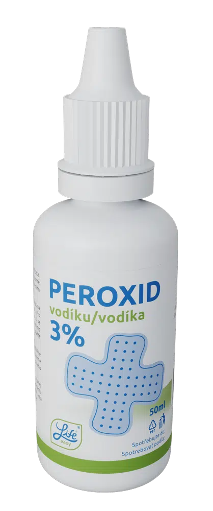 Peroxid vodíku 3% objem 50 ml